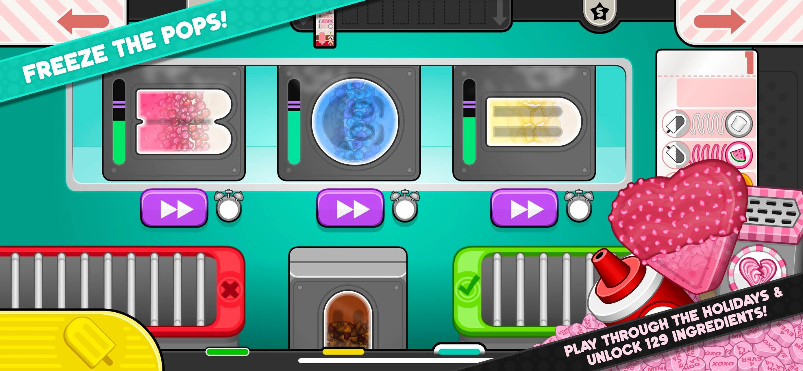 Papa's Paleteria To Go! app store screenshot 4 — Games (iOS)