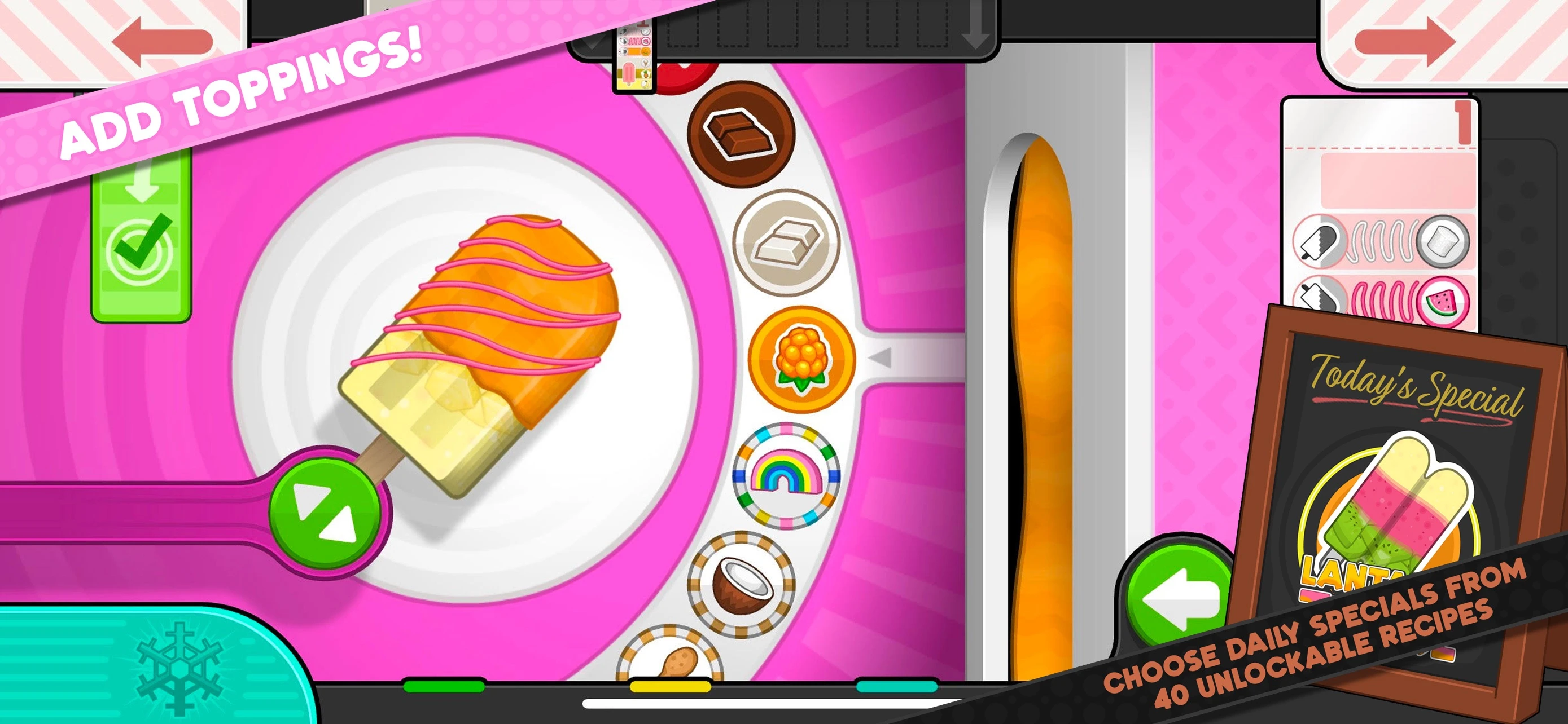 Papa's Paleteria To Go! app store screenshot 5 — Games (iOS)
