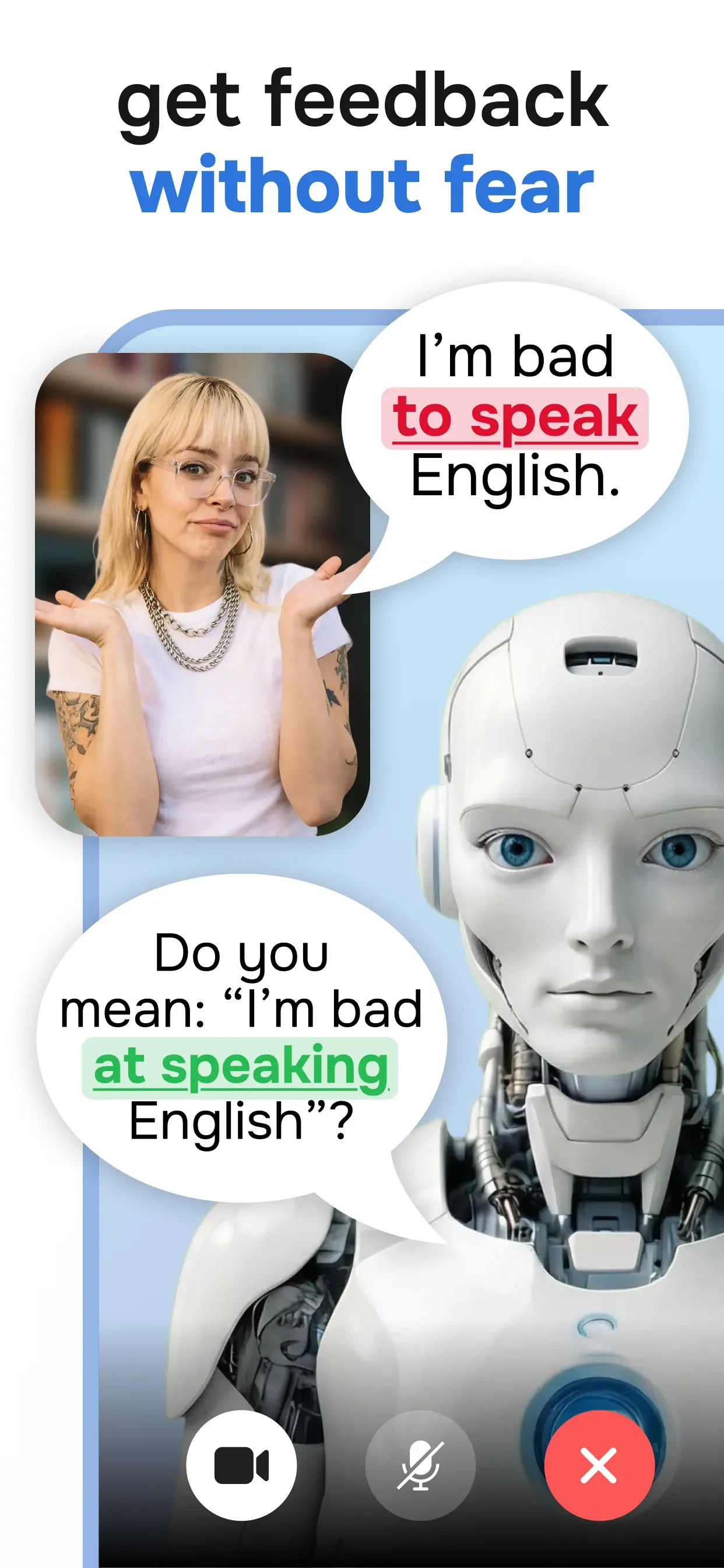 Speak & Learn English: Learna app store screenshot 3 — Education (iOS)