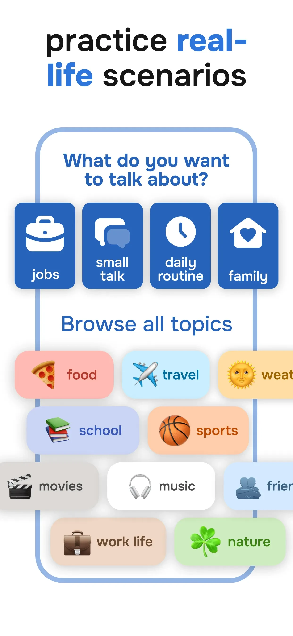 Speak & Learn English: Learna app store screenshot 6 — Education (iOS)