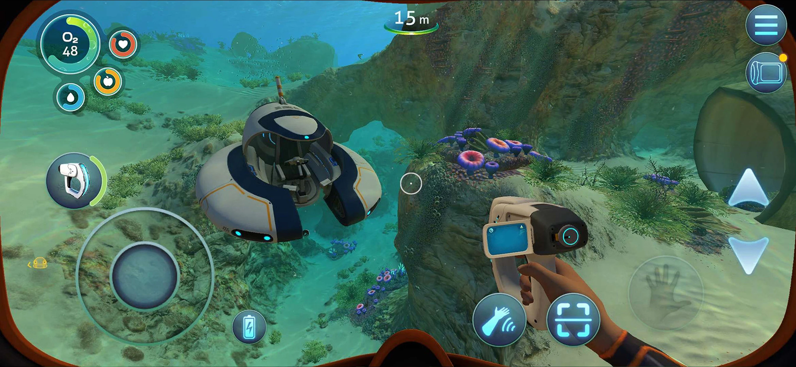 Subnautica app store screenshot 1 — Games (iOS)
