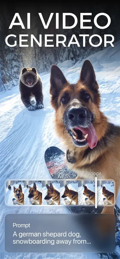 AI Video - AI Video Generator app store screenshot 1 — Photo & Video (iOS)
