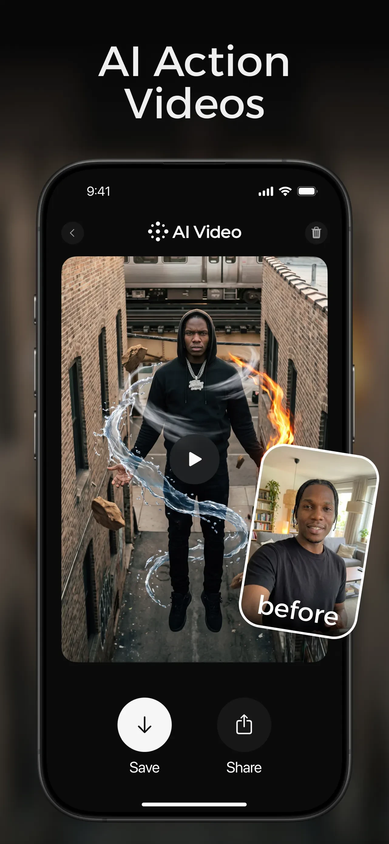 AI Video - AI Video Generator app store screenshot 4 — Photo & Video (iOS)