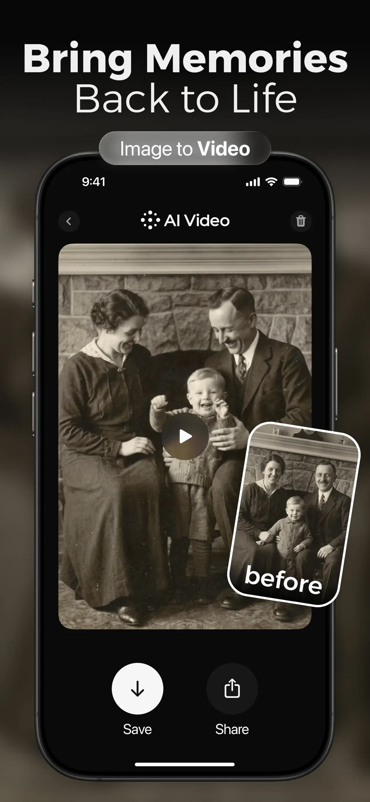 AI Video - AI Video Generator app store screenshot 6 — Photo & Video (iOS)