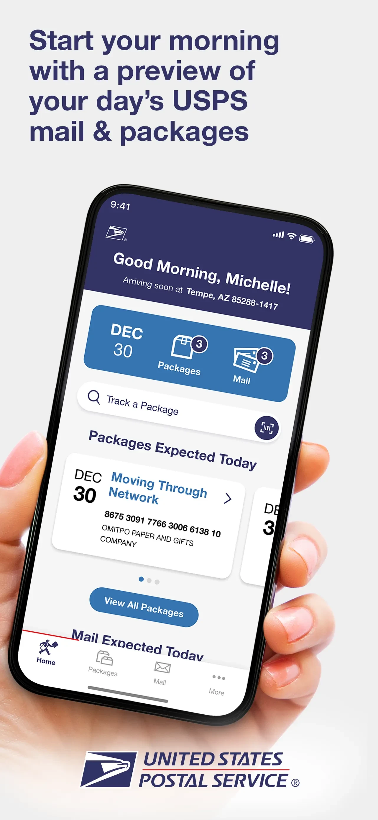 Informed Delivery® Mobile app store screenshot 1 — Unknown (iOS)