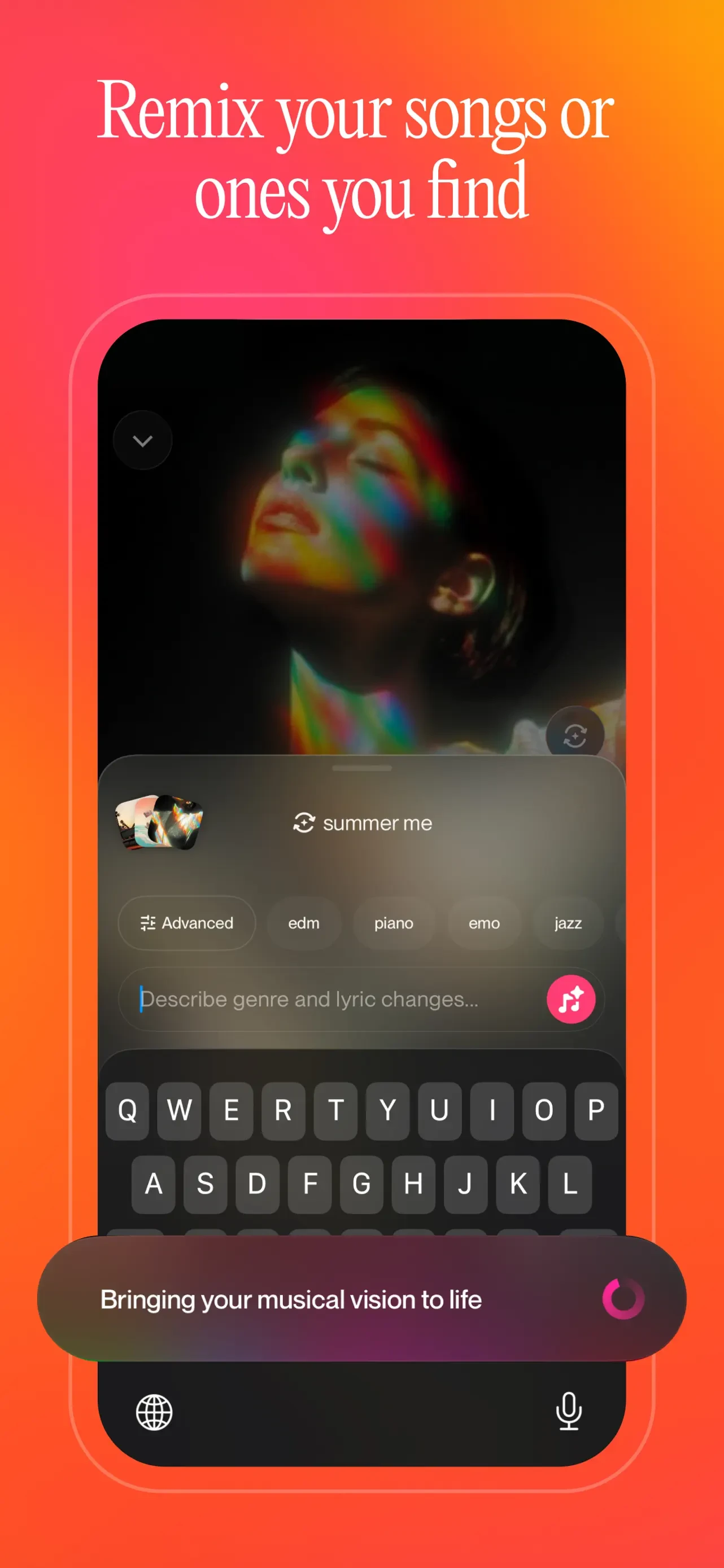 Suno - AI Songs, Music, Lyrics app store screenshot 5 — Music (iOS)