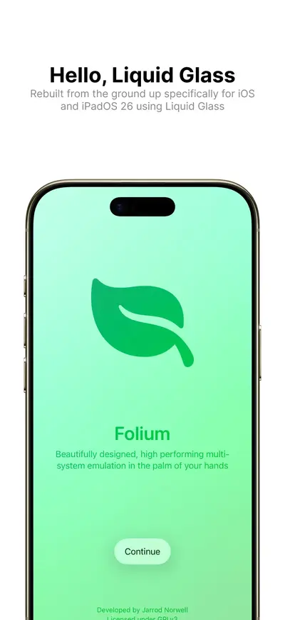 Folium app store screenshot 1 — Entertainment (iOS)