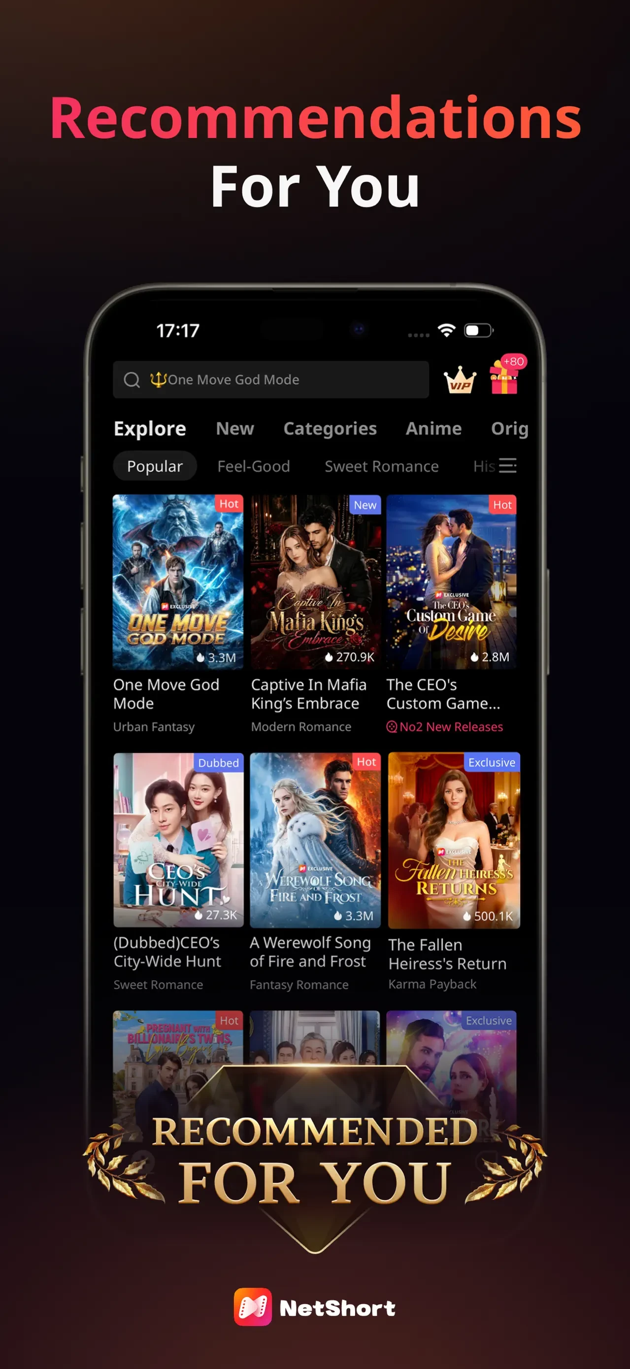 NetShort - Popular Dramas & TV app store screenshot 3 — Entertainment (iOS)