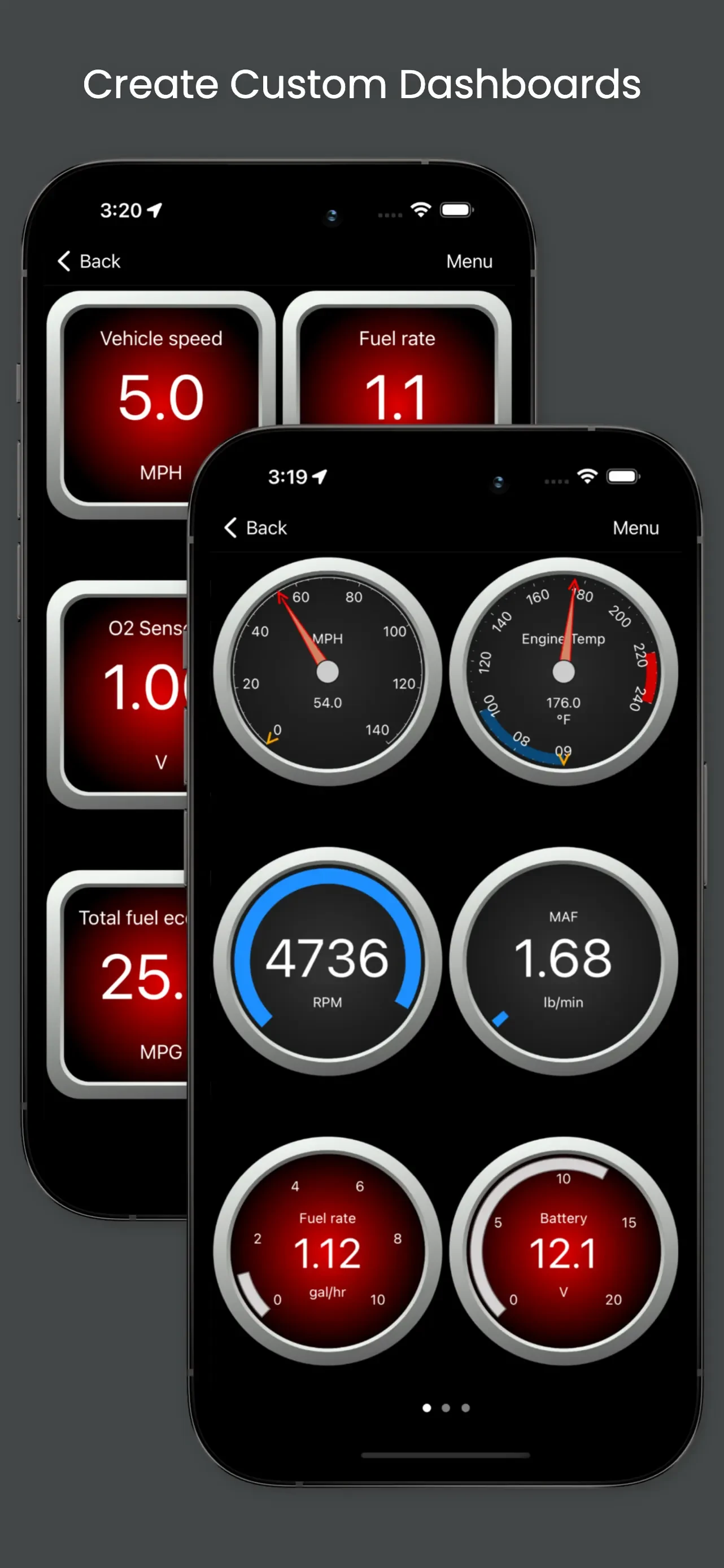 OBD Fusion app store screenshot 2 — Travel (iOS)