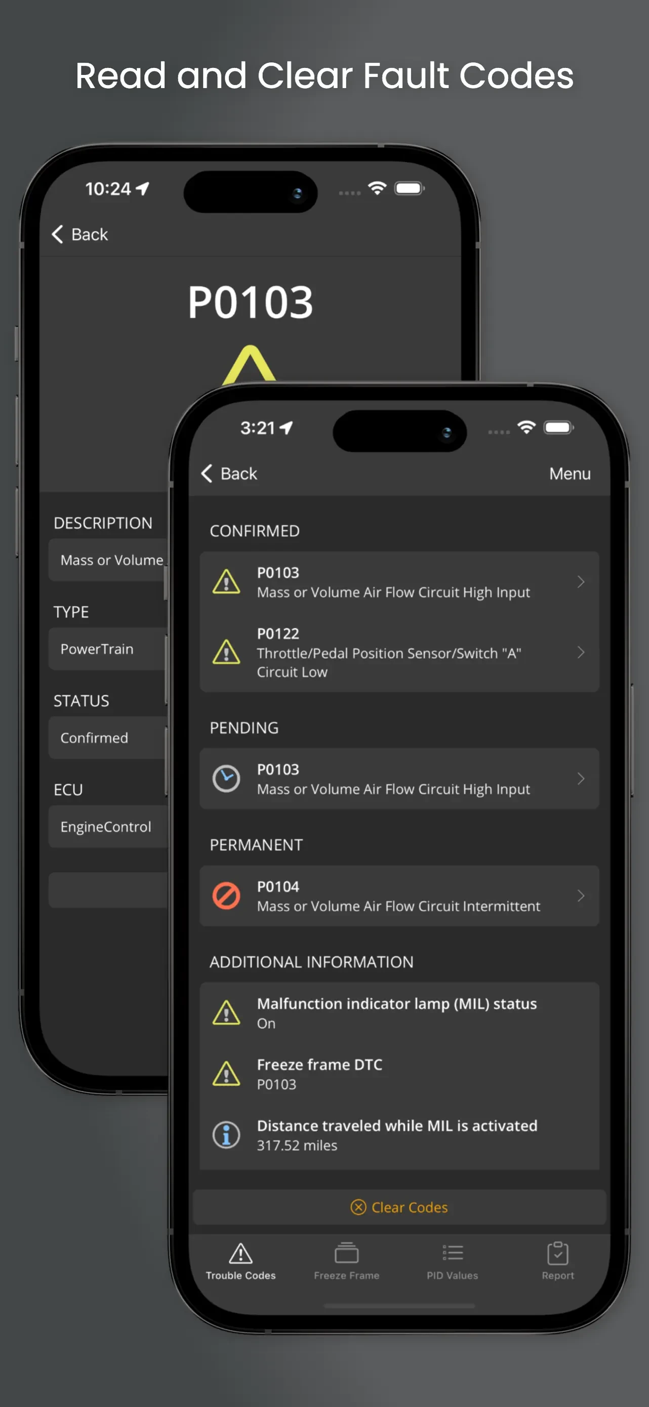 OBD Fusion app store screenshot 4 — Travel (iOS)