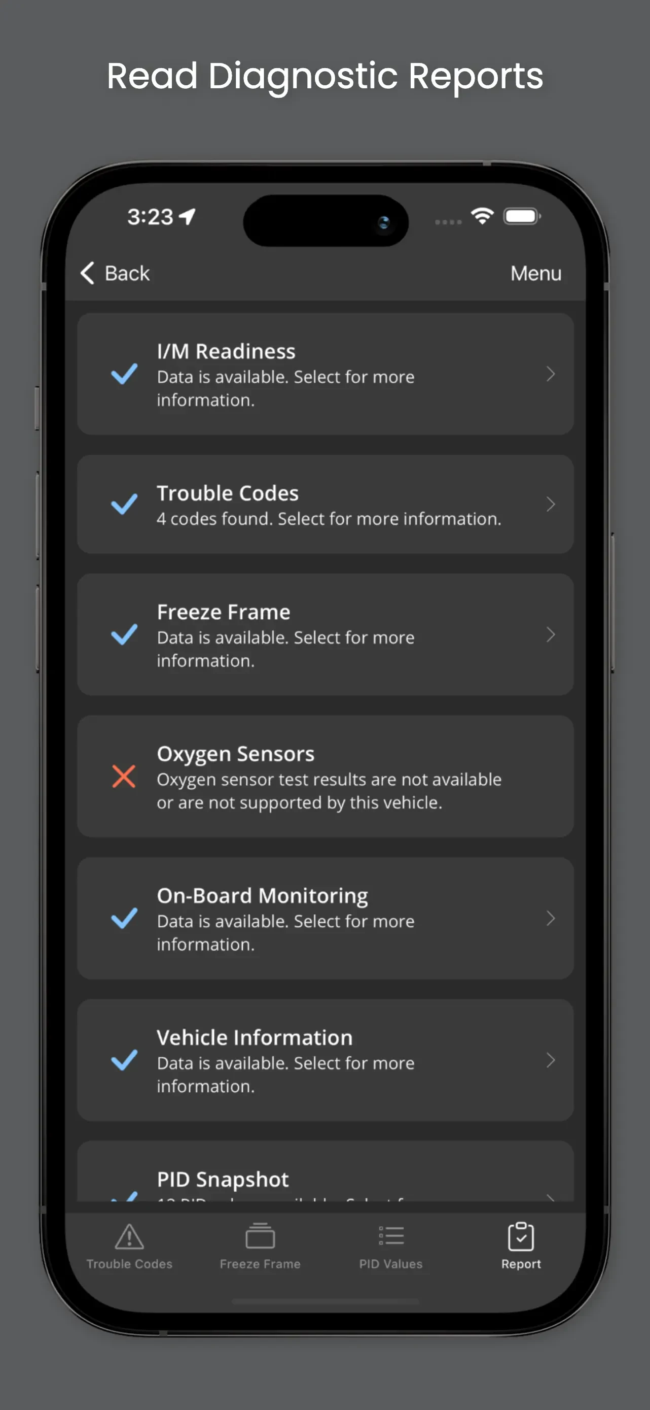 OBD Fusion app store screenshot 5 — Travel (iOS)