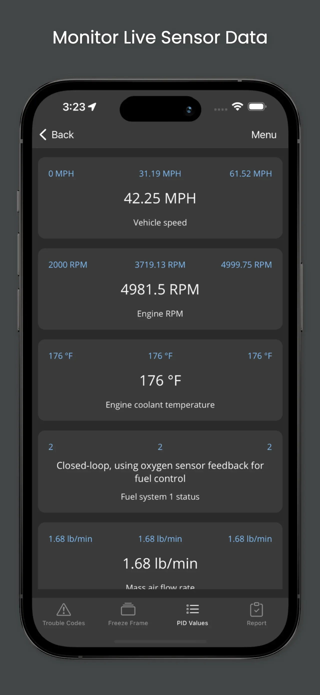 OBD Fusion app store screenshot 9 — Travel (iOS)