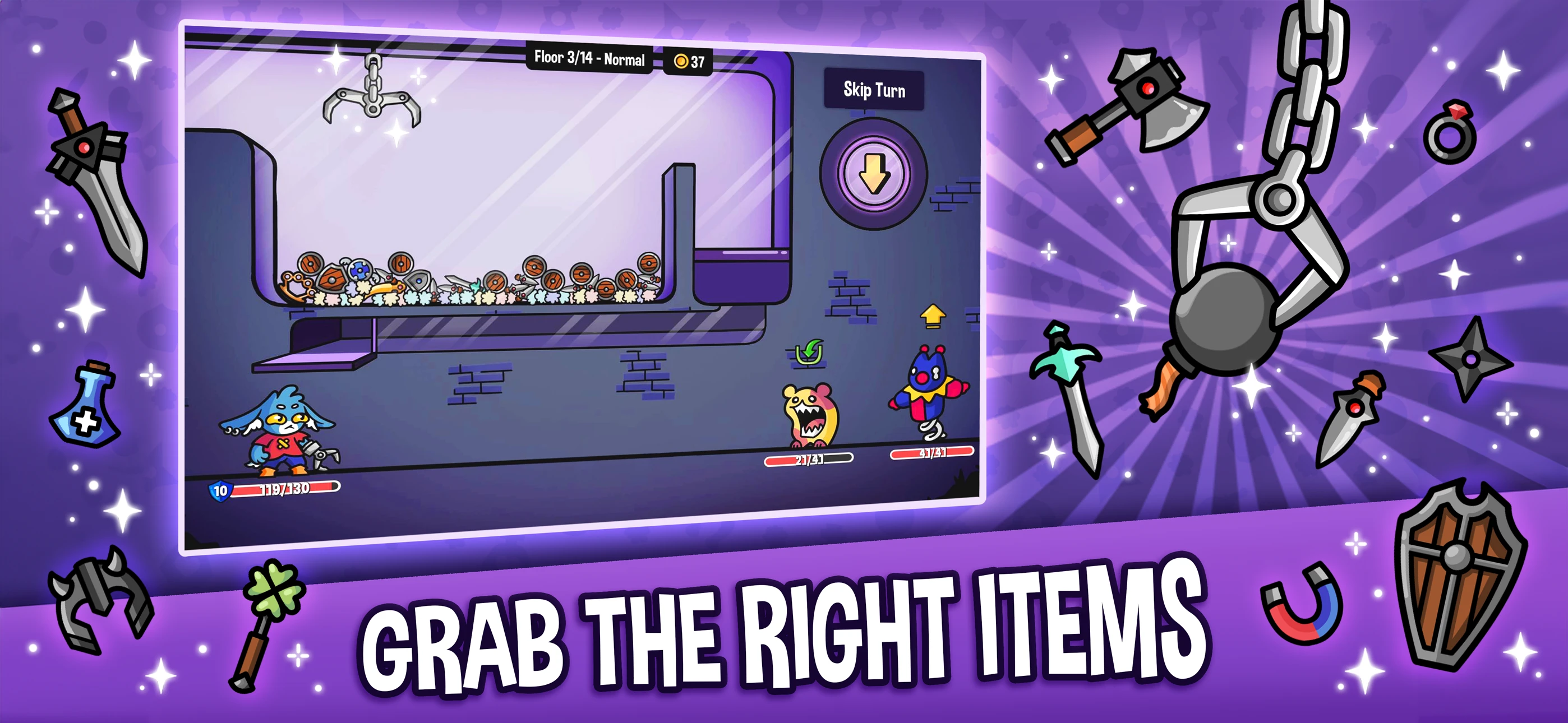Dungeon Clawler app store screenshot 2 — Games (iOS)