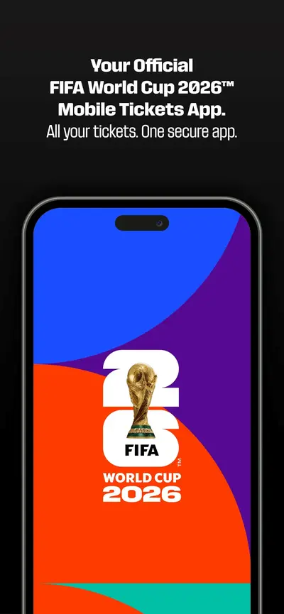 FWC2026 Mobile Tickets app store screenshot 1 — Sports (iOS)