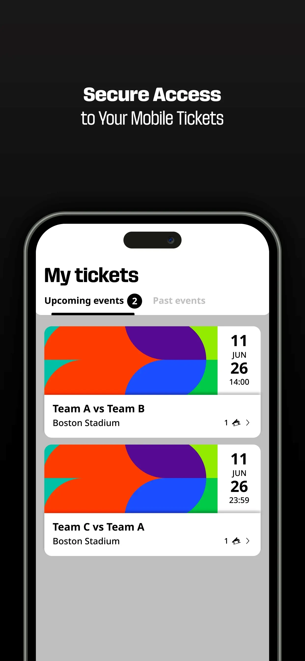 FWC2026 Mobile Tickets app store screenshot 2 — Sports (iOS)