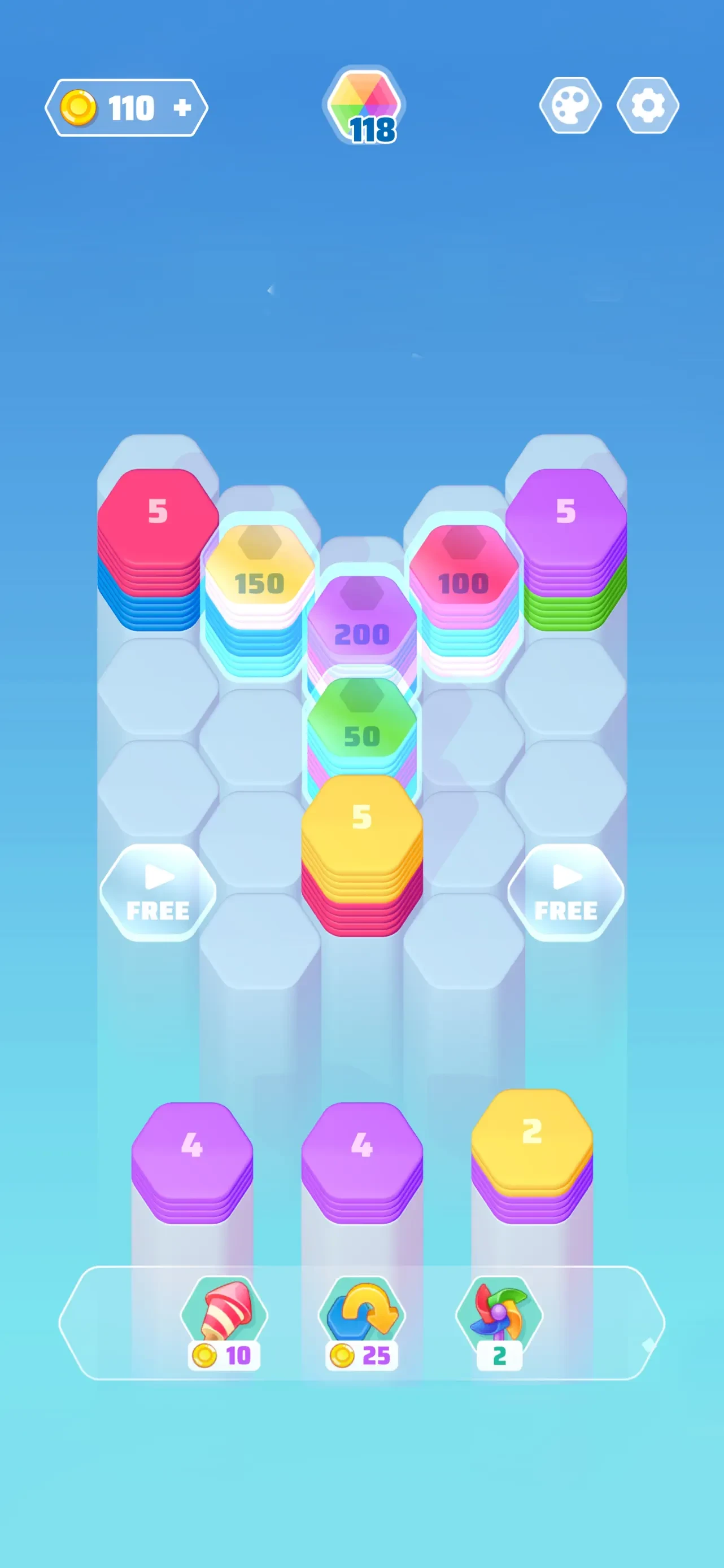 Color Slide - Hexa Puzzle app store screenshot 1 — Games (iOS)