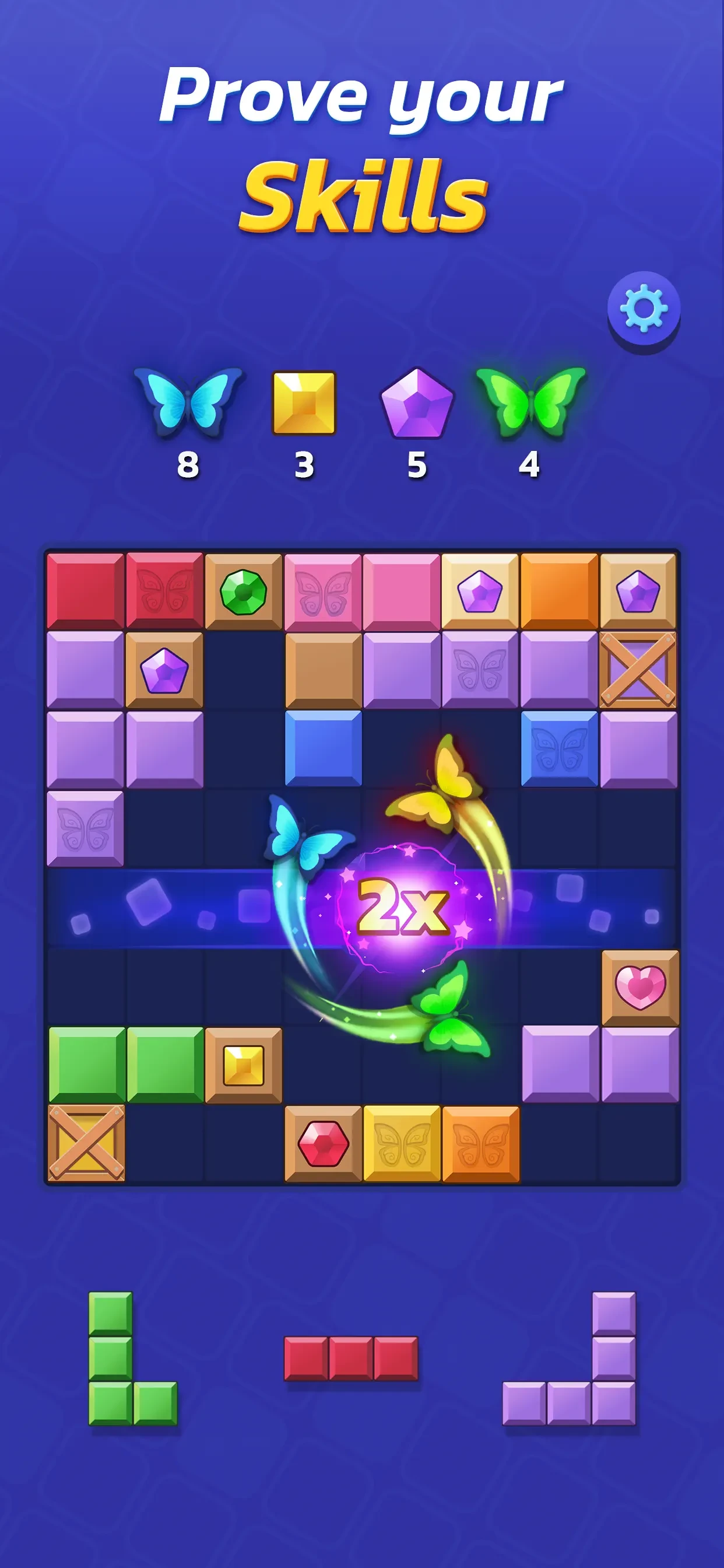 Woodoku Blast: Block Puzzle app store screenshot 1 — Games (iOS)