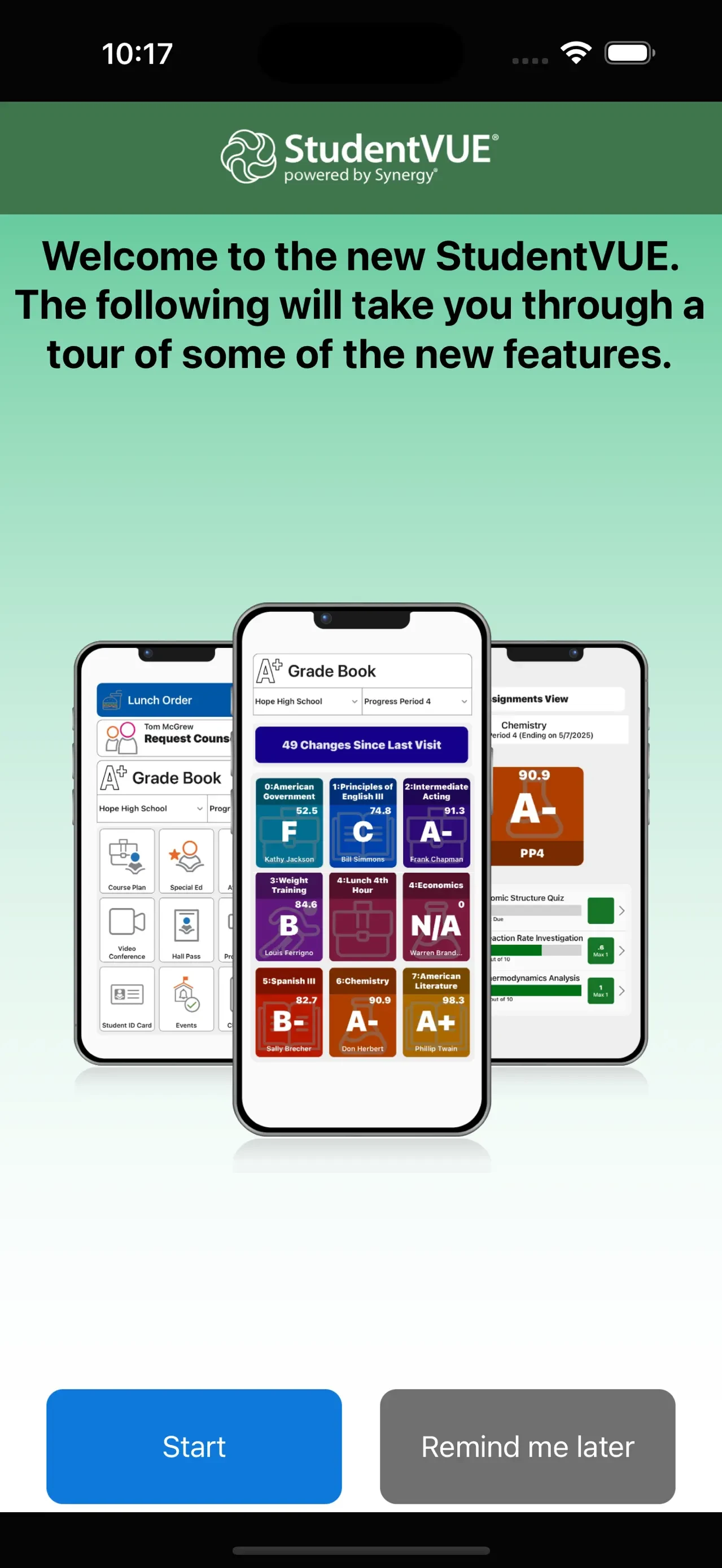 StudentVUE (New) app store screenshot 3 — Unknown (iOS)