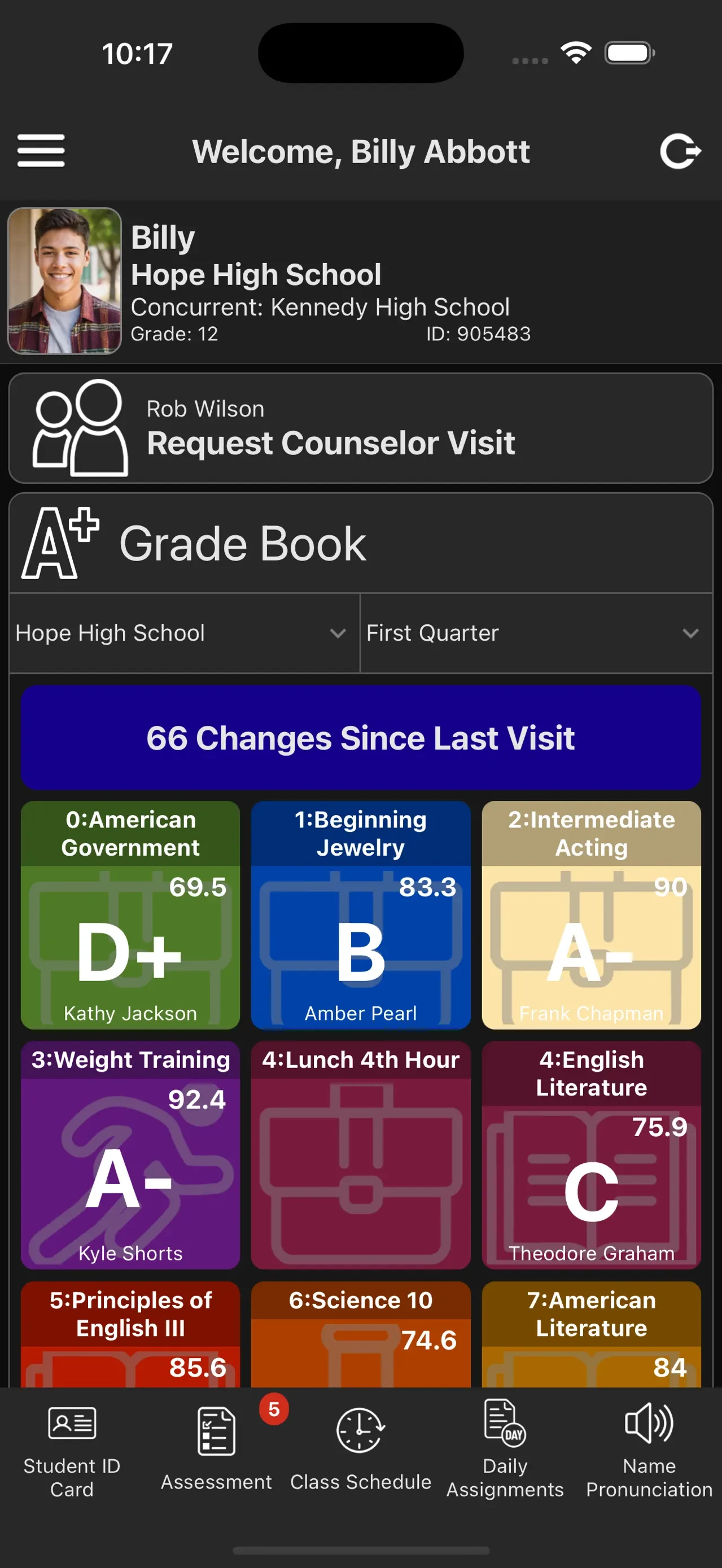 StudentVUE (New) app store screenshot 4 — Unknown (iOS)