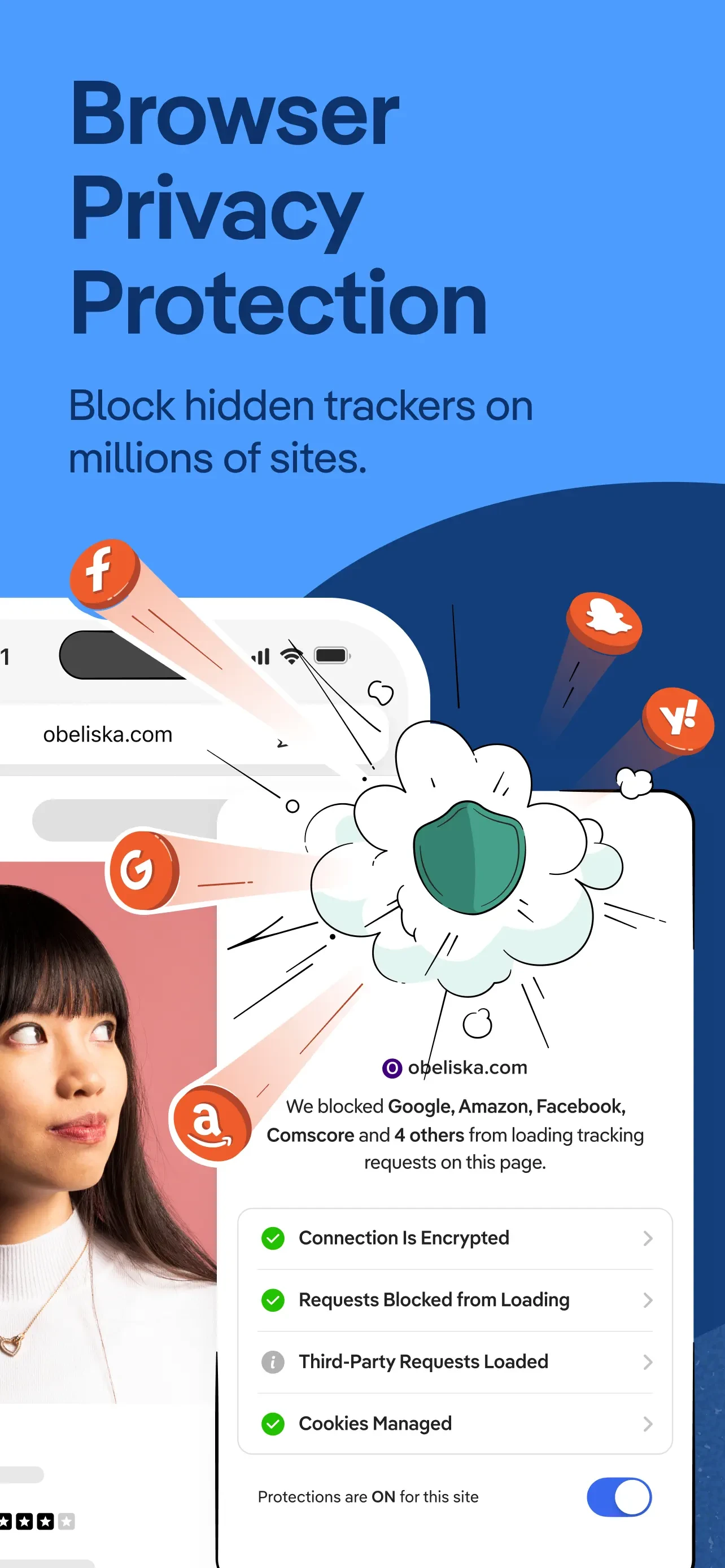 DuckDuckGo, optional Duck.ai app store screenshot 5 — Utilities (iOS)