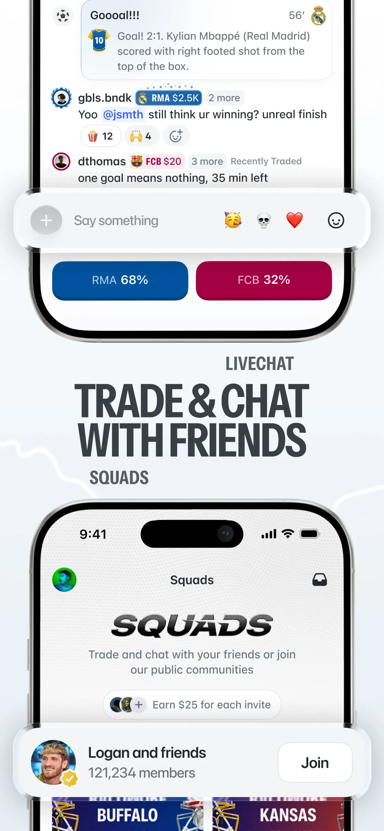 Polymarket: Trade Live Sports app store screenshot 5 — Finance (iOS)