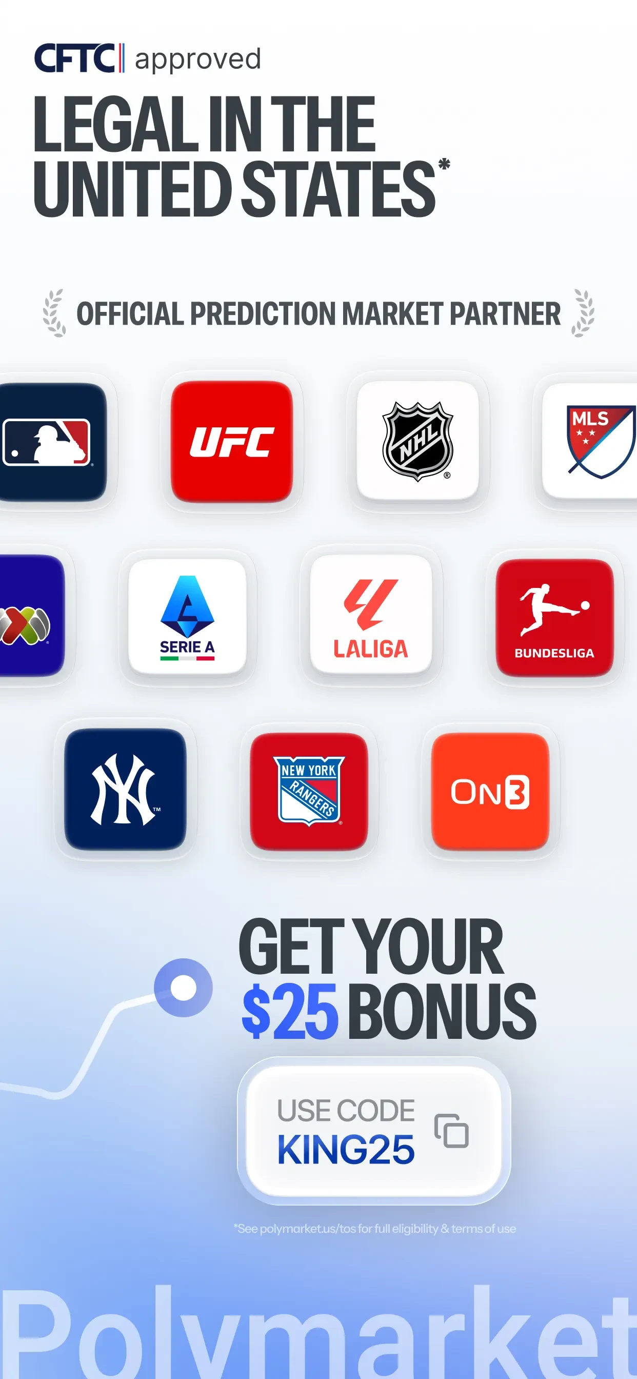 Polymarket: Trade Live Sports app store screenshot 8 — Finance (iOS)