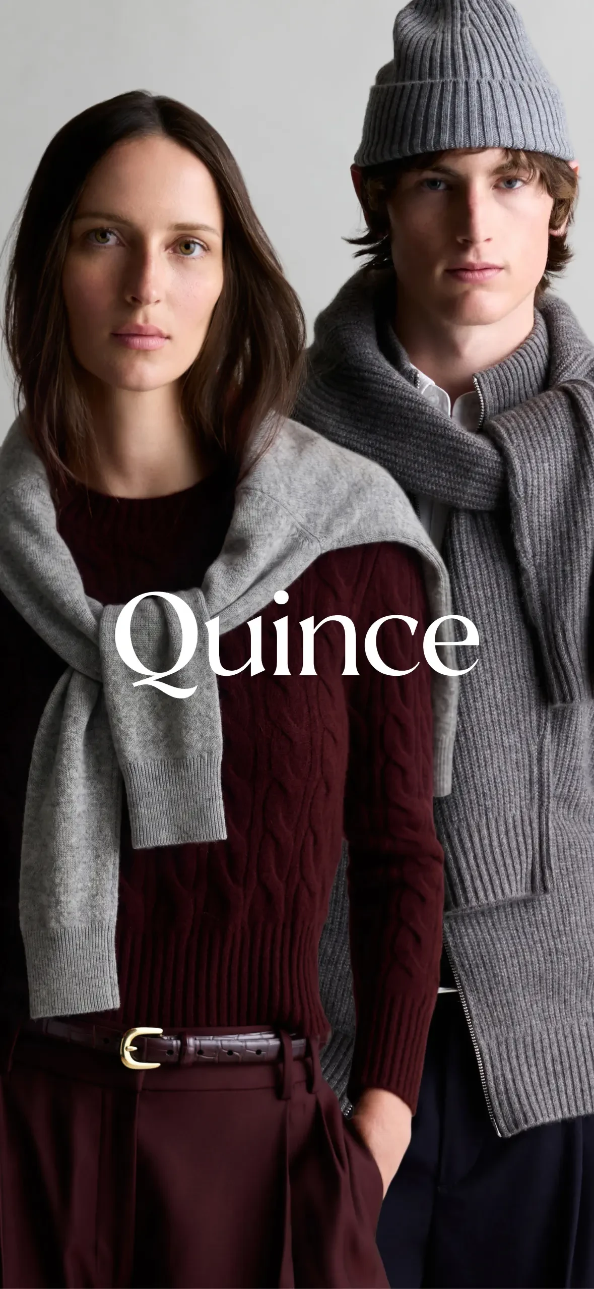 Quince: Luxury Essentials app store screenshot 1 — Unknown (iOS)