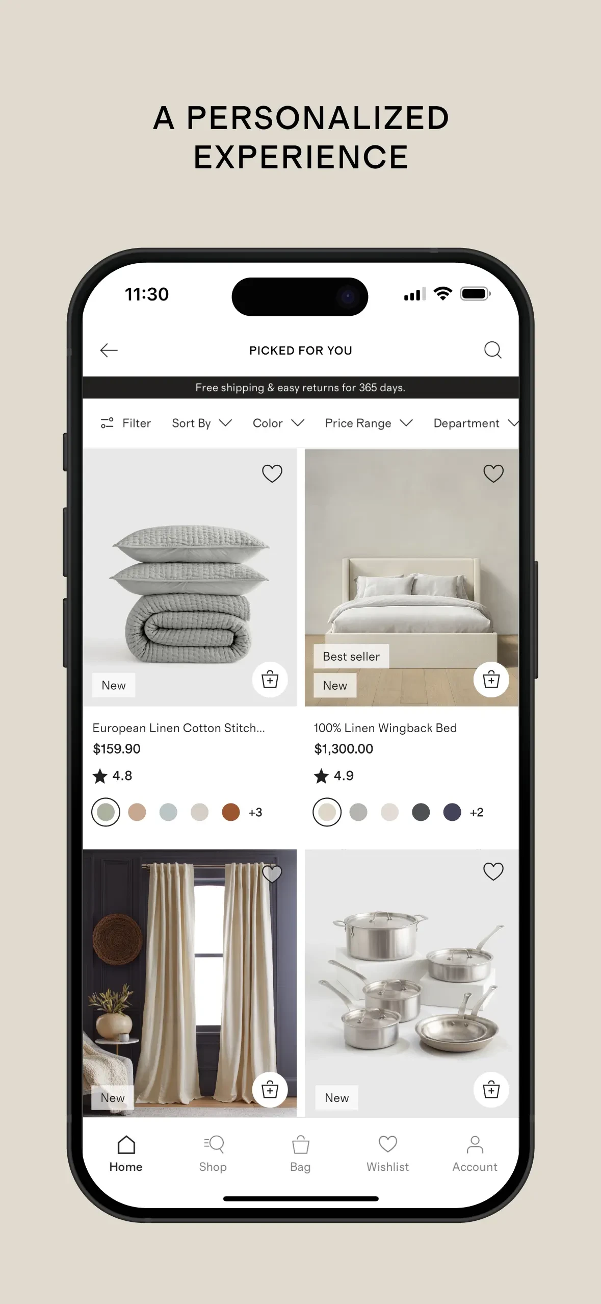 Quince: Luxury Essentials app store screenshot 3 — Unknown (iOS)