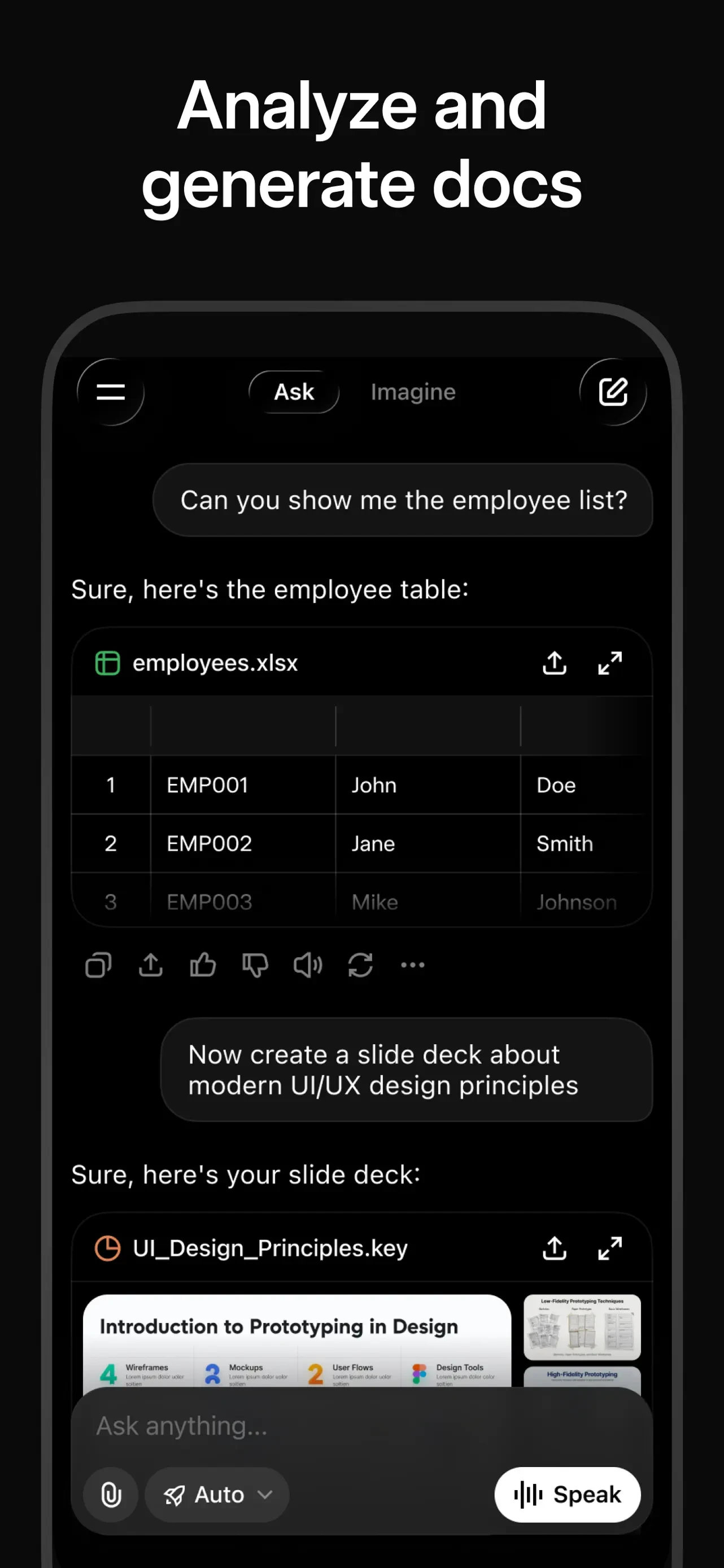 Grok AI app store screenshot 10 — Productivity (iOS)