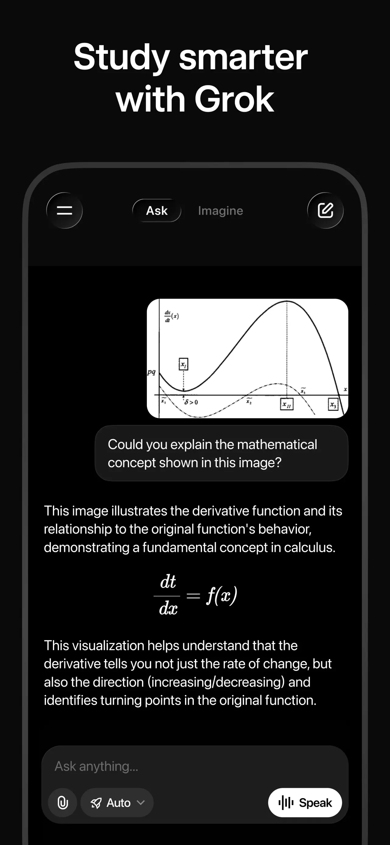 Grok AI app store screenshot 9 — Productivity (iOS)