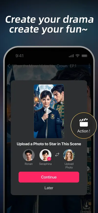 DramaWave - Dramas & Reels app store screenshot 1 — Unknown (iOS)