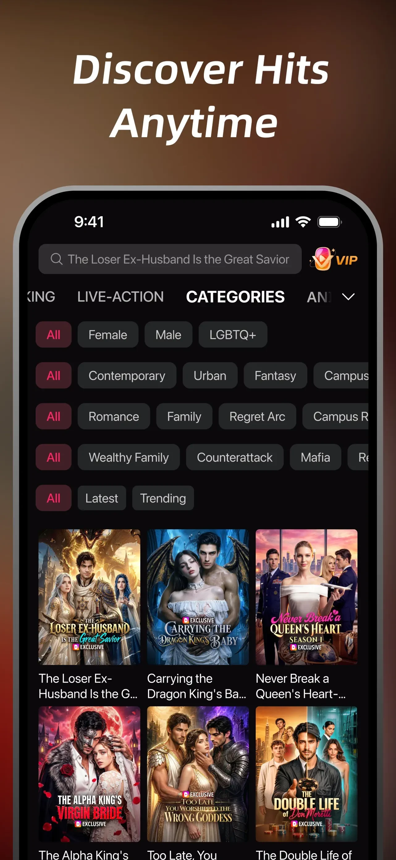 DramaWave - Dramas & Reels app store screenshot 4 — Unknown (iOS)