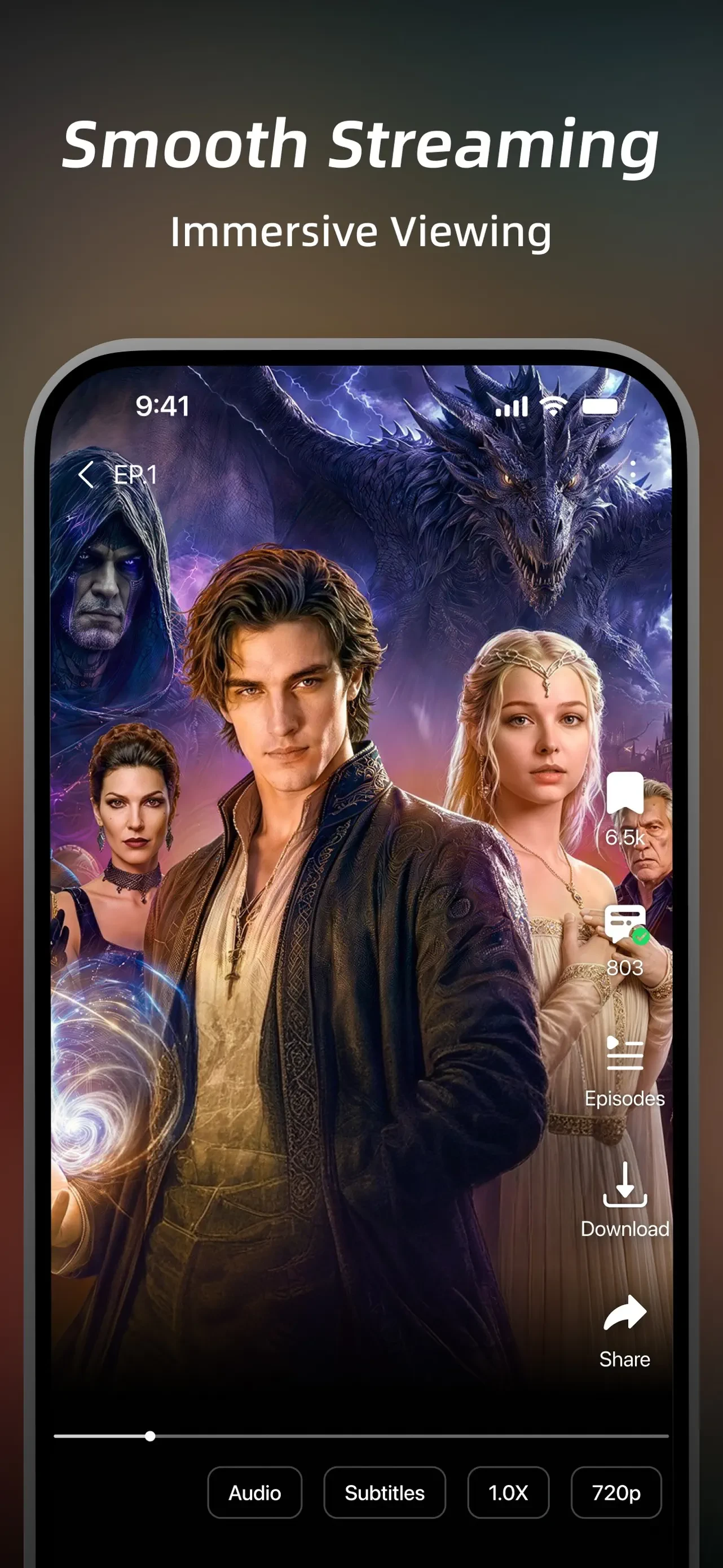 DramaWave - Dramas & Reels app store screenshot 5 — Unknown (iOS)