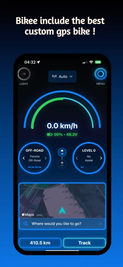 Bikee app store screenshot 1 — Sports (iOS)