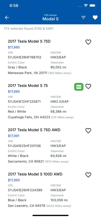 FSD Hunter app store screenshot 1 — Shopping (iOS)