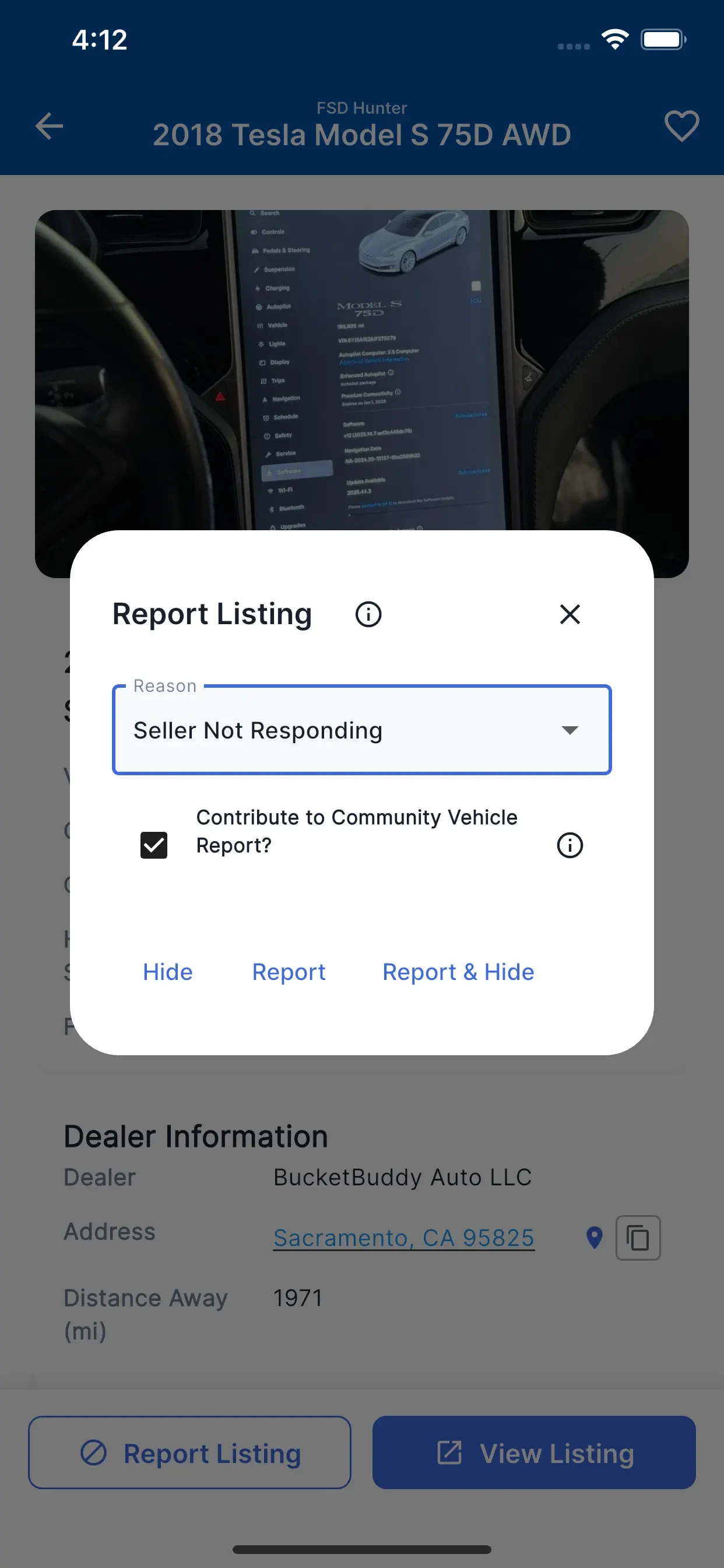 FSD Hunter app store screenshot 8 — Shopping (iOS)