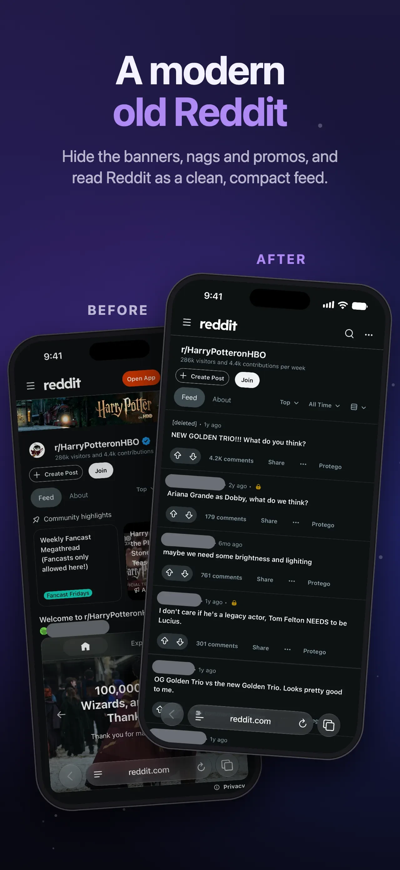 Protego for Reddit app store screenshot 5 — Unknown (iOS)