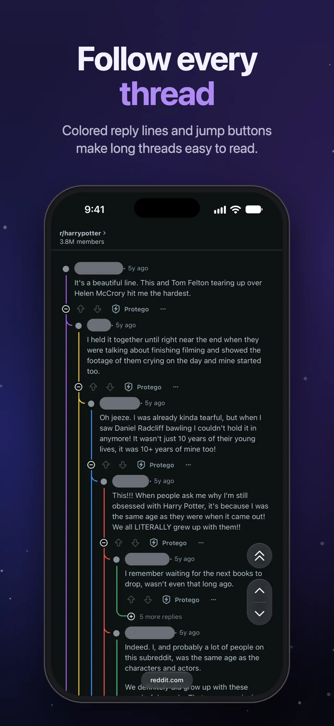 Protego for Reddit app store screenshot 6 — Unknown (iOS)