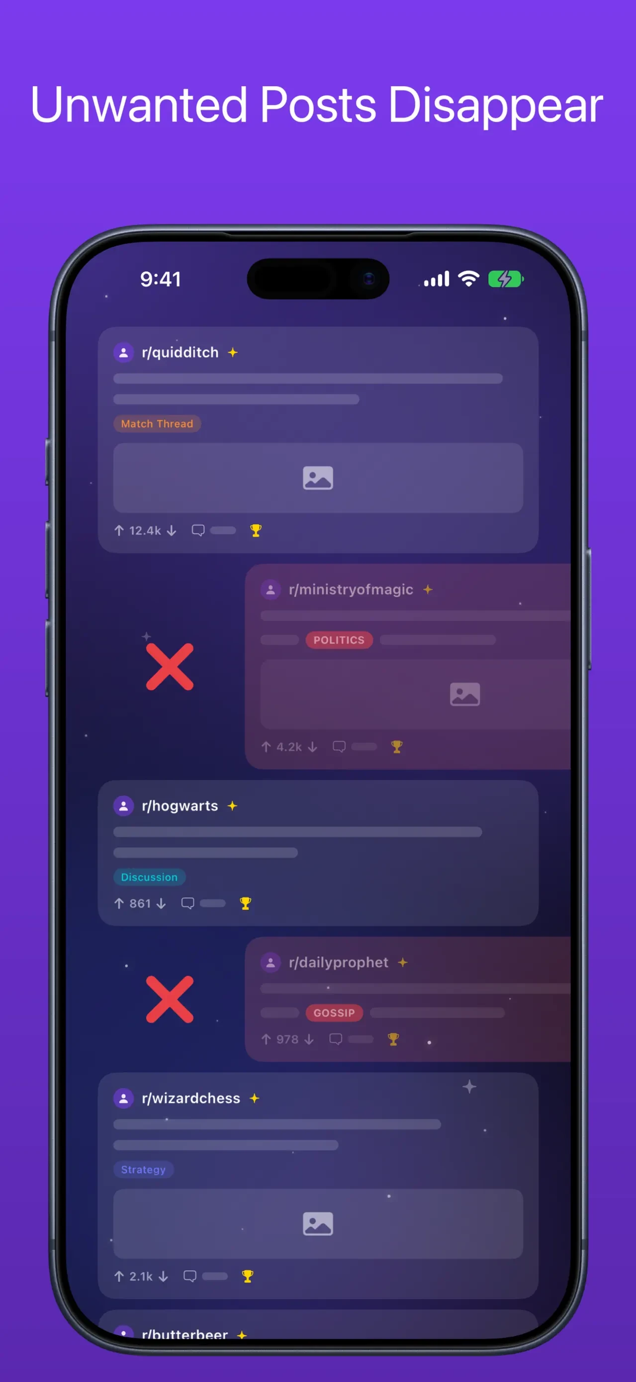 Protego for Reddit app store screenshot 2 — Unknown (iOS)