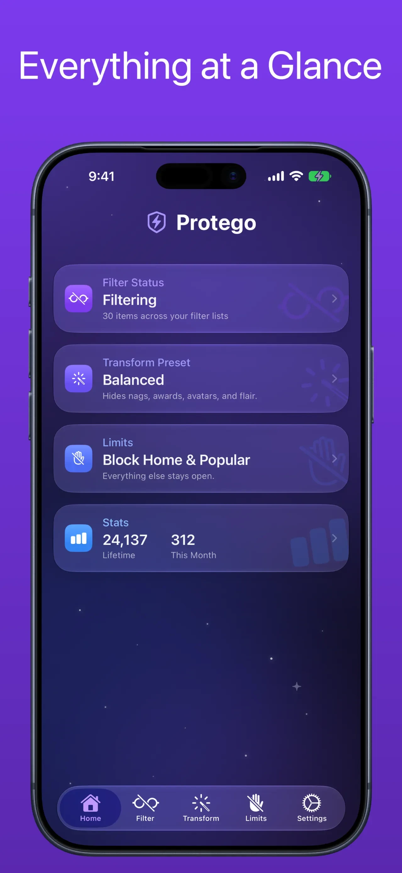 Protego for Reddit app store screenshot 3 — Unknown (iOS)