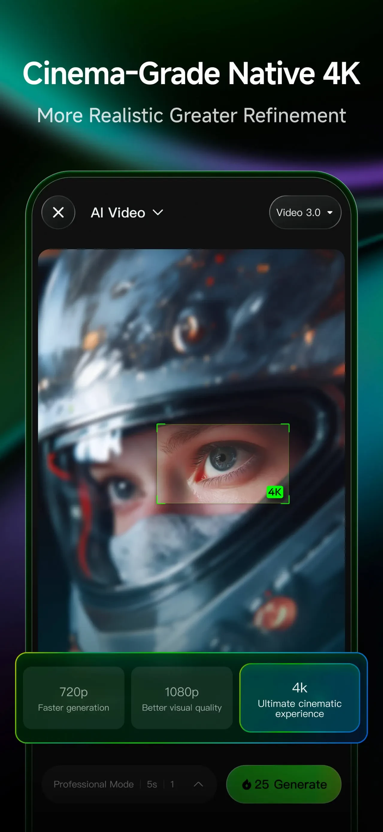 Kling AI: AI Image&Video Maker app store screenshot 2 — Graphics & Design (iOS)