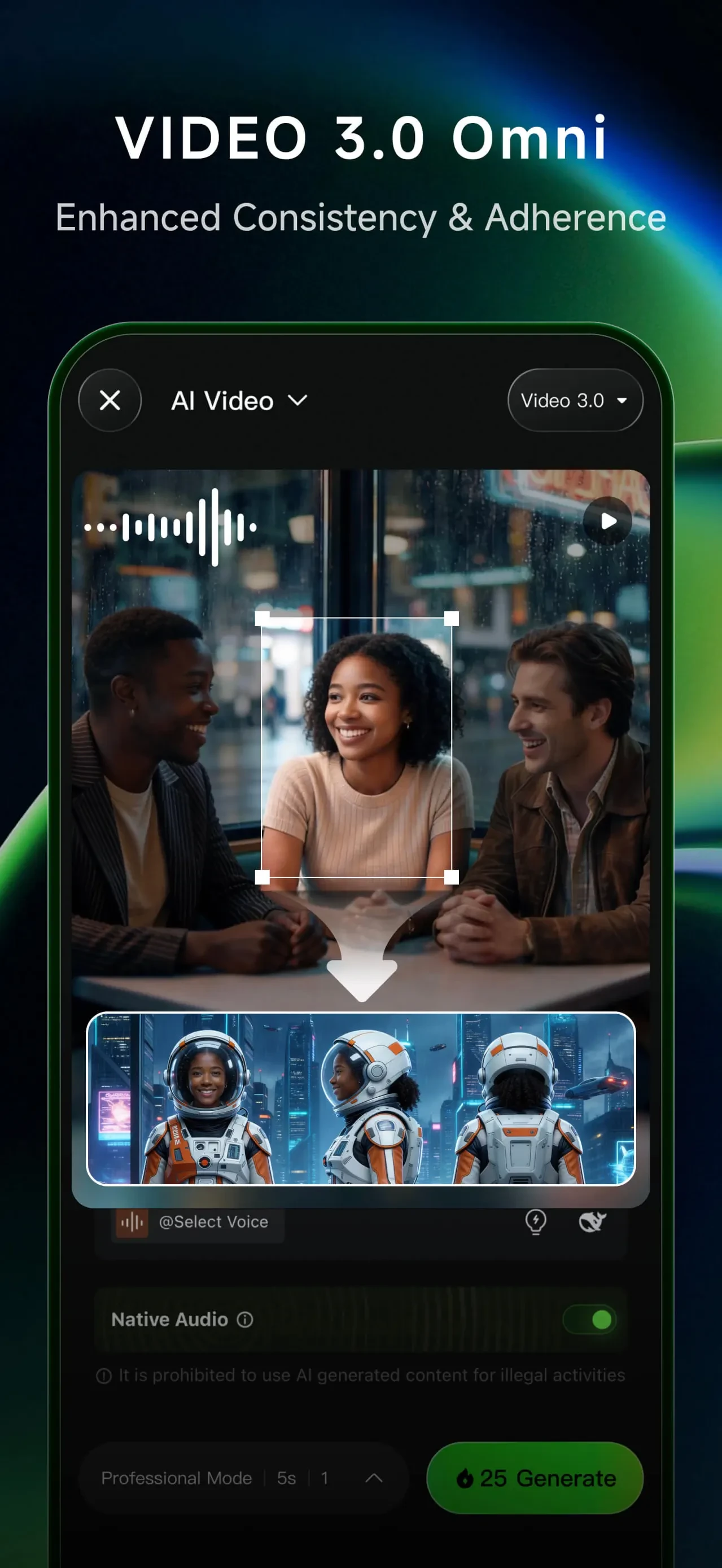 Kling AI: AI Image&Video Maker app store screenshot 4 — Graphics & Design (iOS)