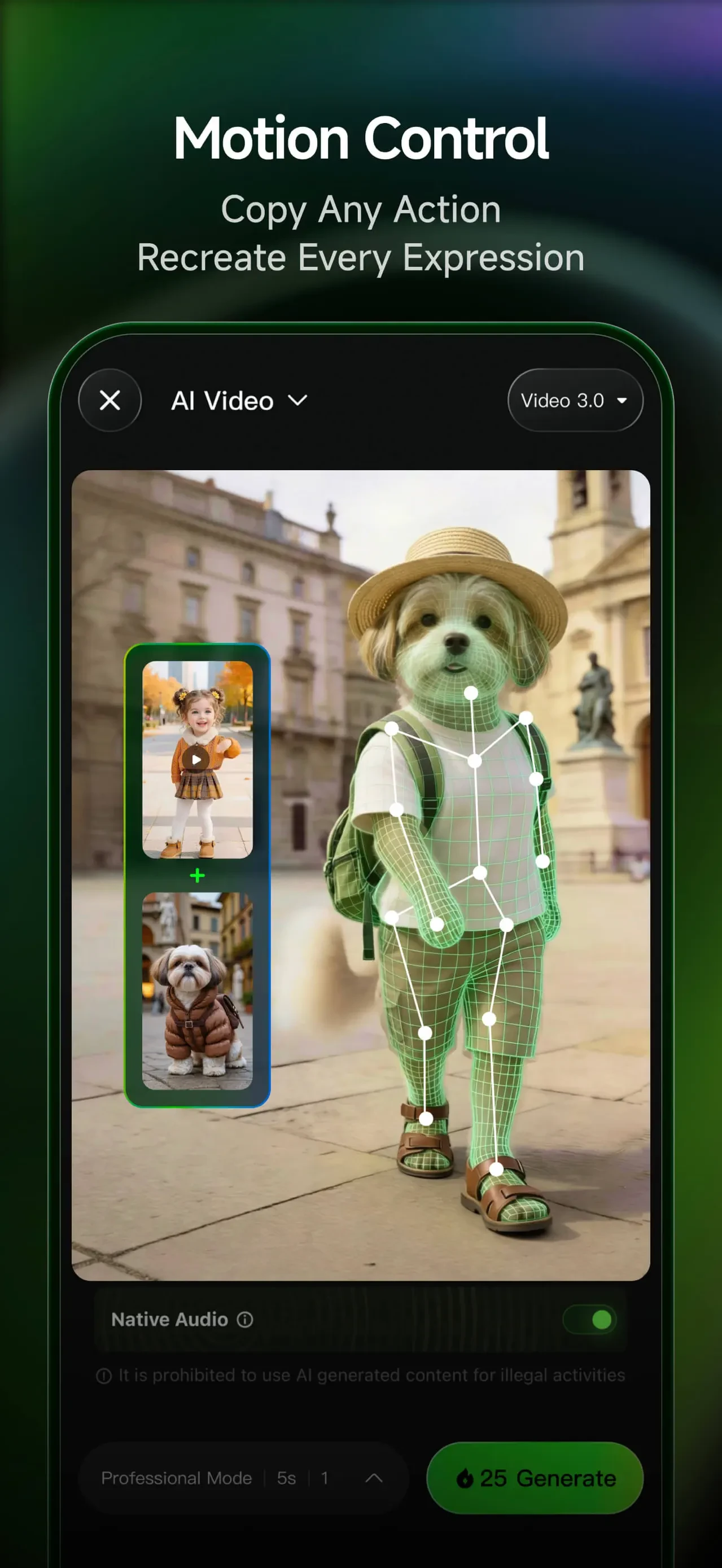Kling AI: AI Image&Video Maker app store screenshot 8 — Graphics & Design (iOS)
