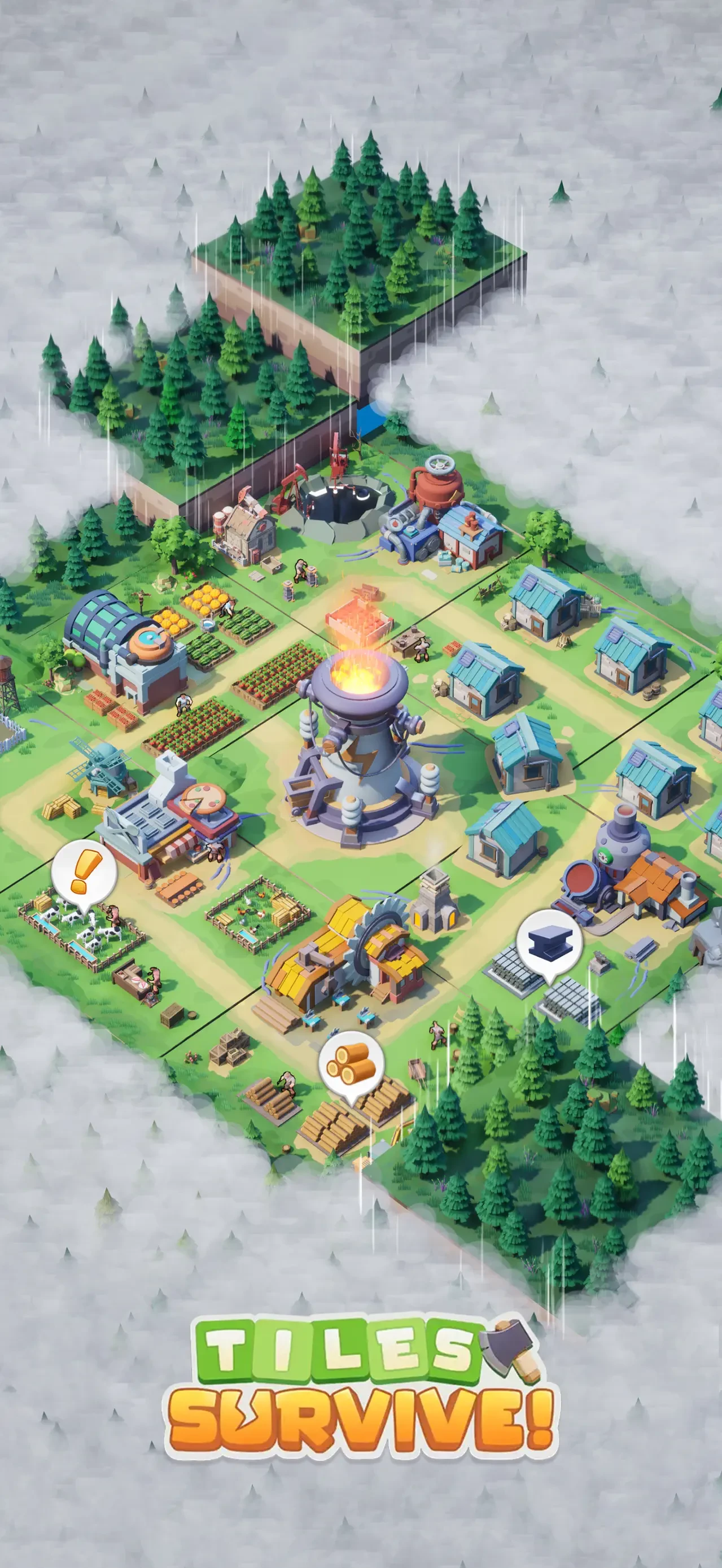 Tiles Survive! app store screenshot 1 — Games (iOS)