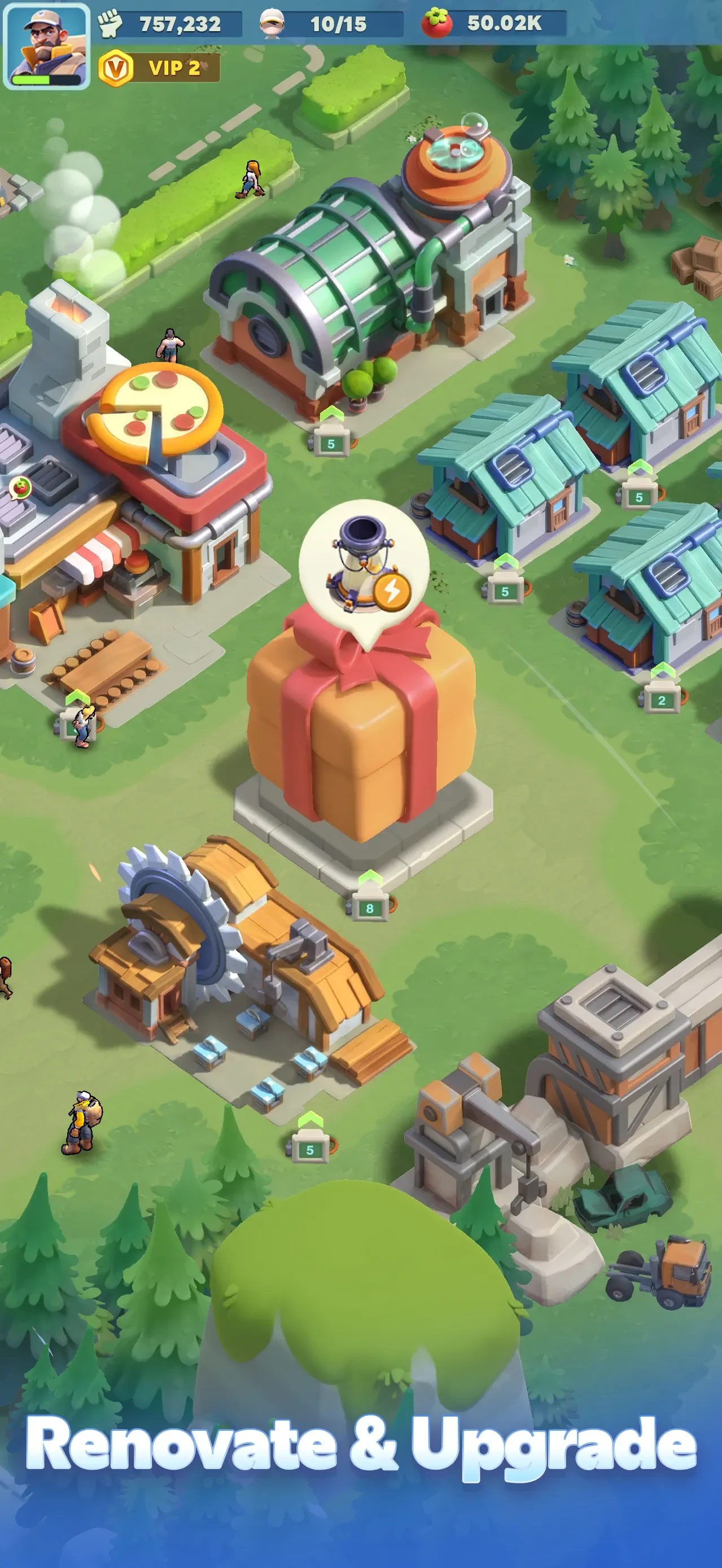Tiles Survive! app store screenshot 2 — Games (iOS)