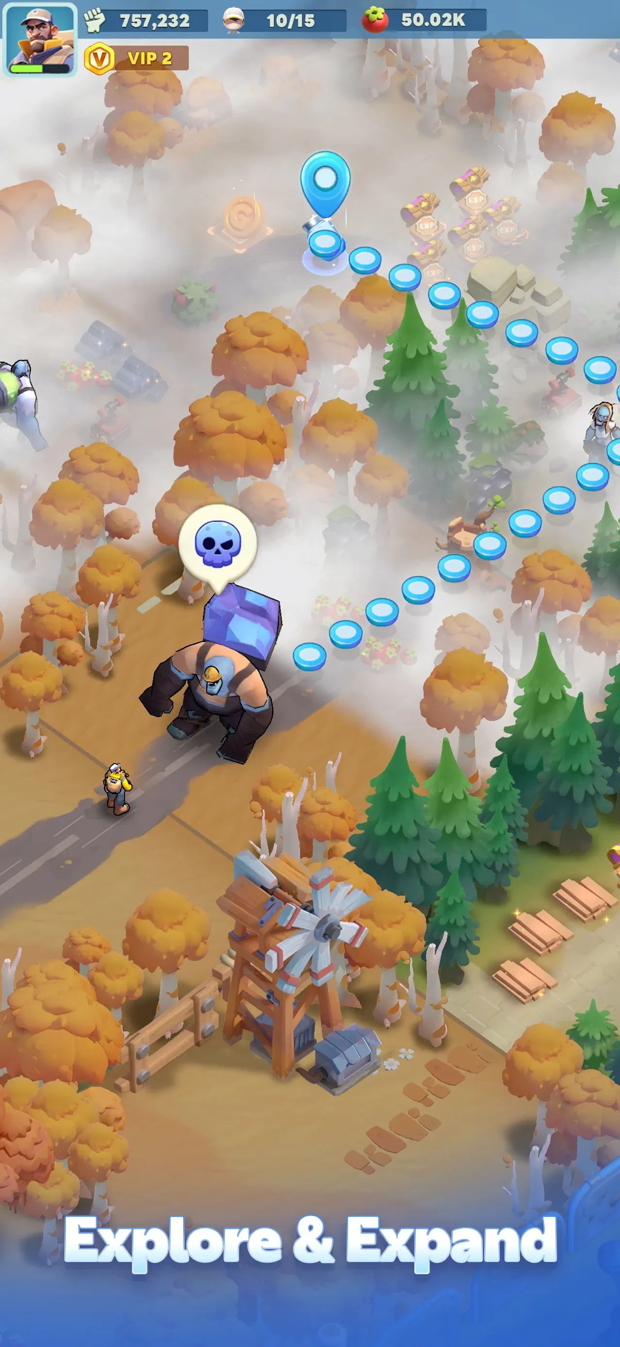 Tiles Survive! app store screenshot 3 — Games (iOS)