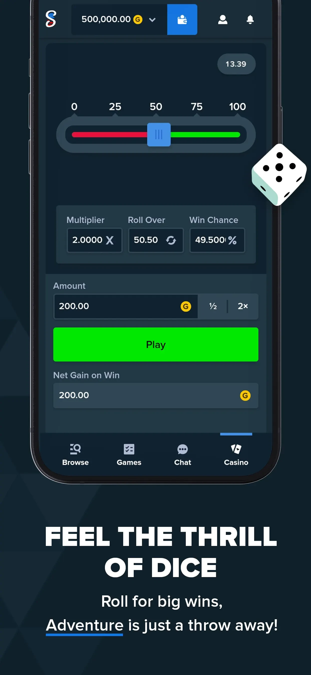 Stake US - Casino & Slots app store screenshot 4 — Games (iOS)