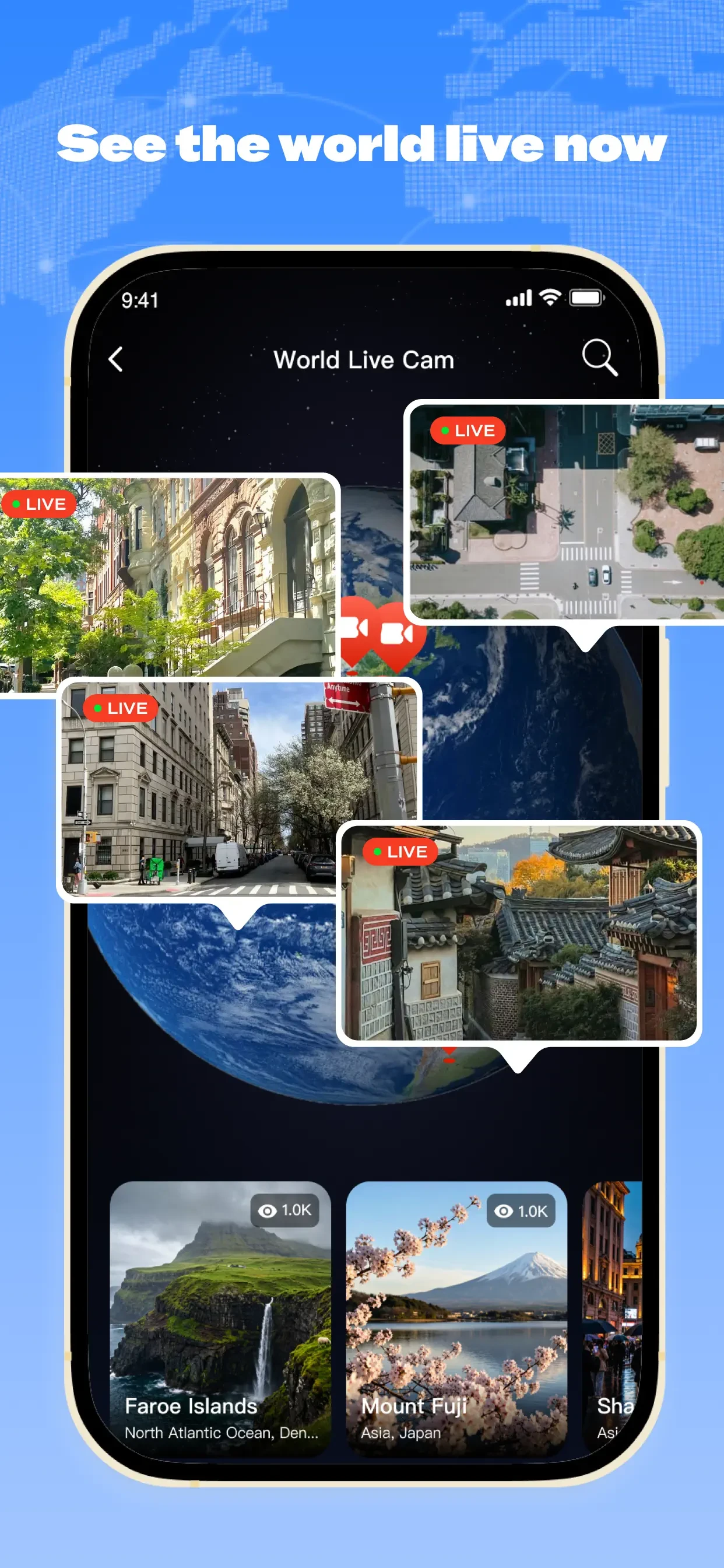 GlobeRoam: GPS Camera Map app store screenshot 1 — Unknown (iOS)