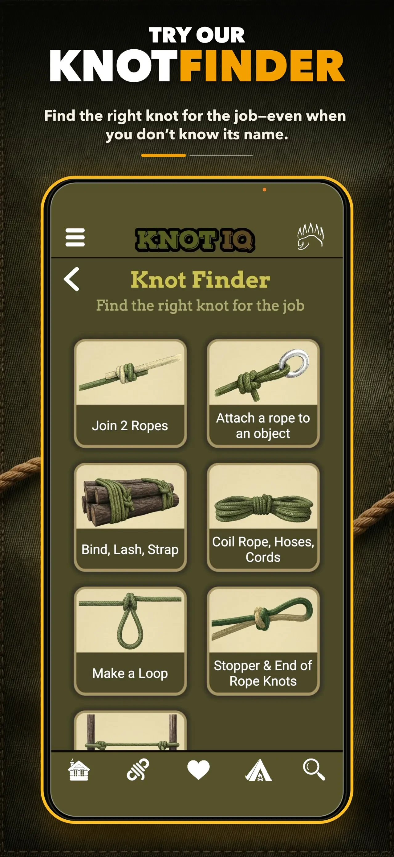 Knot IQ: 3D Knot Tying app store screenshot 3 — Reference (iOS)
