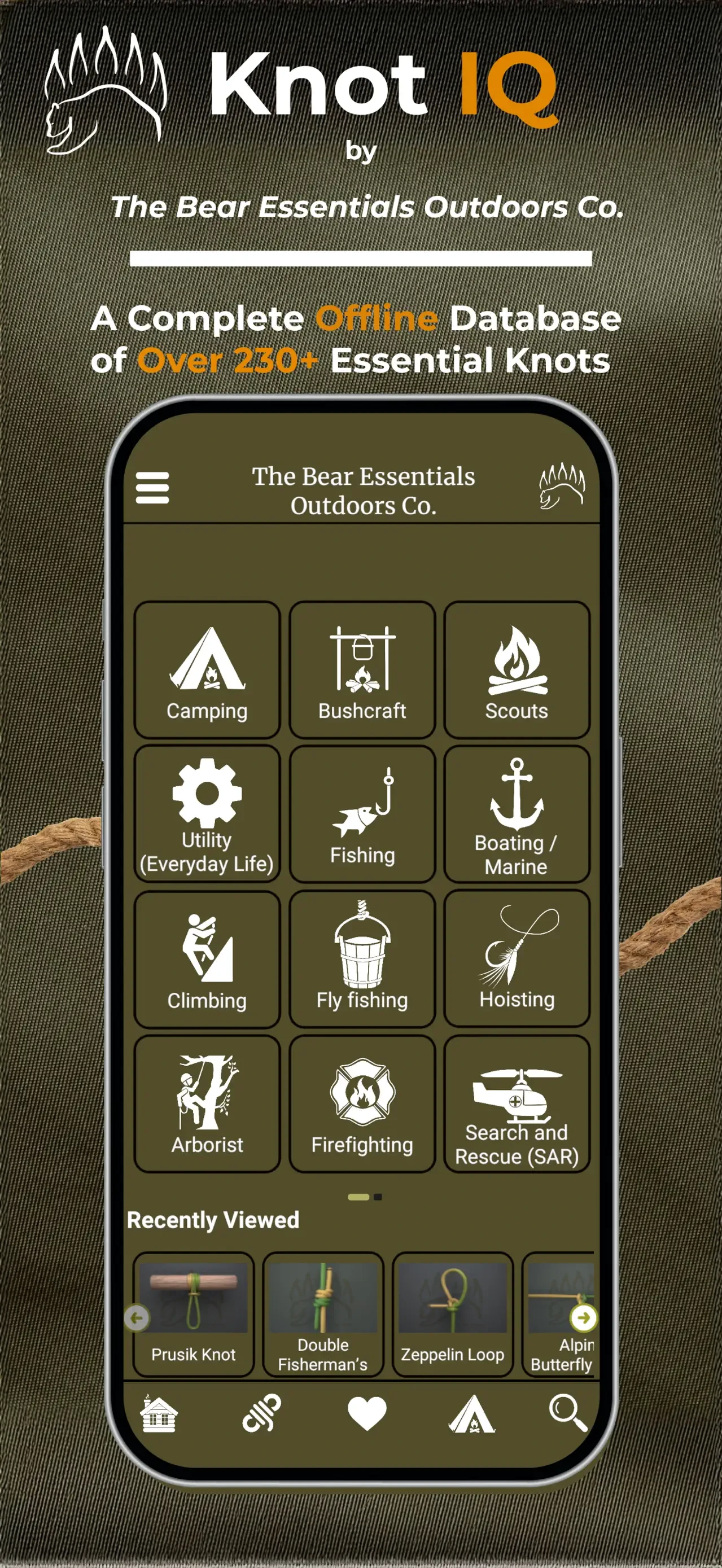 Knot IQ - The Bear Essentials app store screenshot 2 — Reference (iOS)